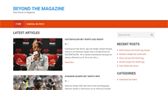 Desktop Screenshot of beyondthemagazine.com